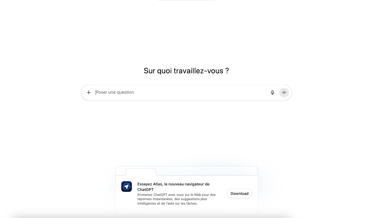 ChatGPT Atlas : le navigateur web avec assistant IA intégré à découvrir