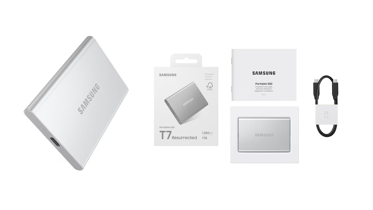 SSD externe Samsung : le nouveau T7 Resurrected pour une rapidité dans un format compact