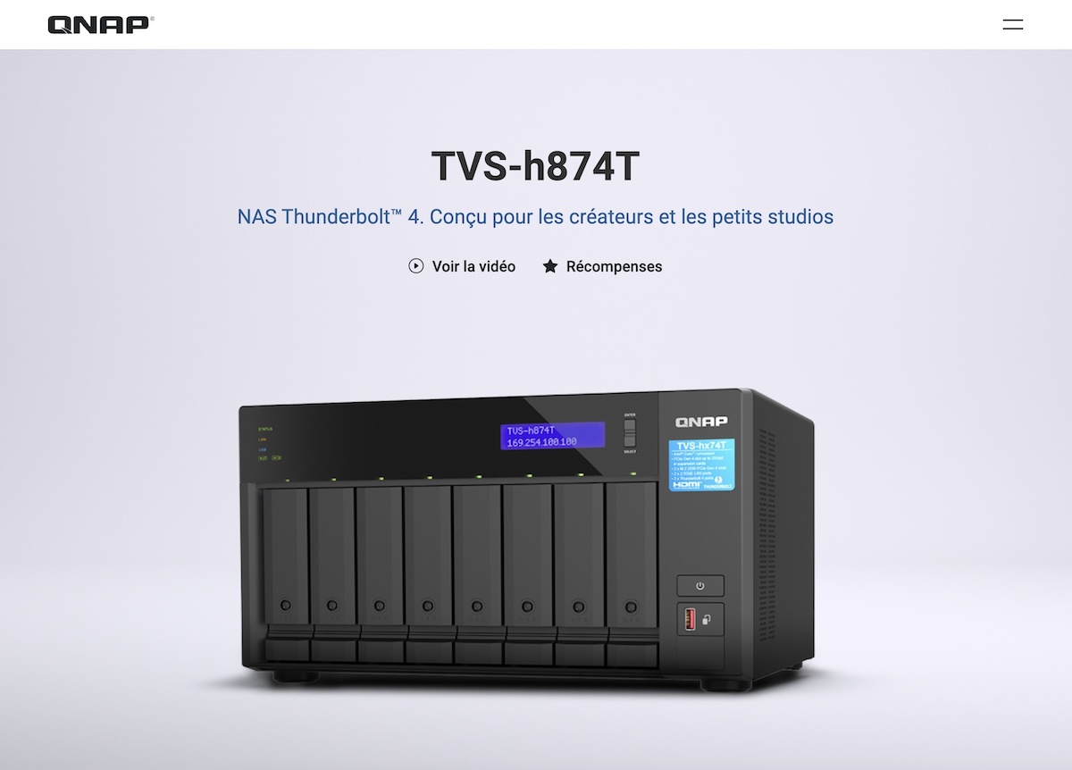 Test Qnap TVS-h874T : un NAS et DAS combiné pour les professionnels créatifs