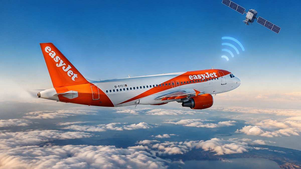 Pourquoi easyJet adopte la connexion Wi-Fi Starlink à bord de ses avions ?