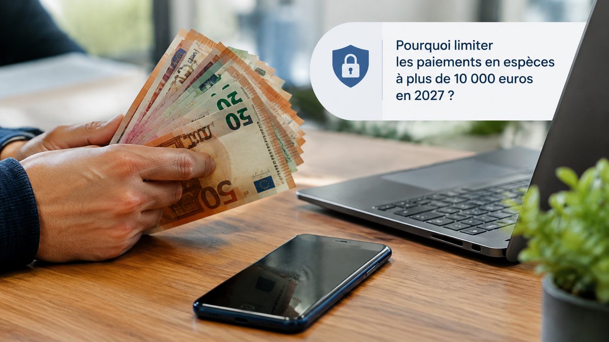 Pourquoi limiter les paiements en espèces à plus de 10 000 euros en 2027 ?