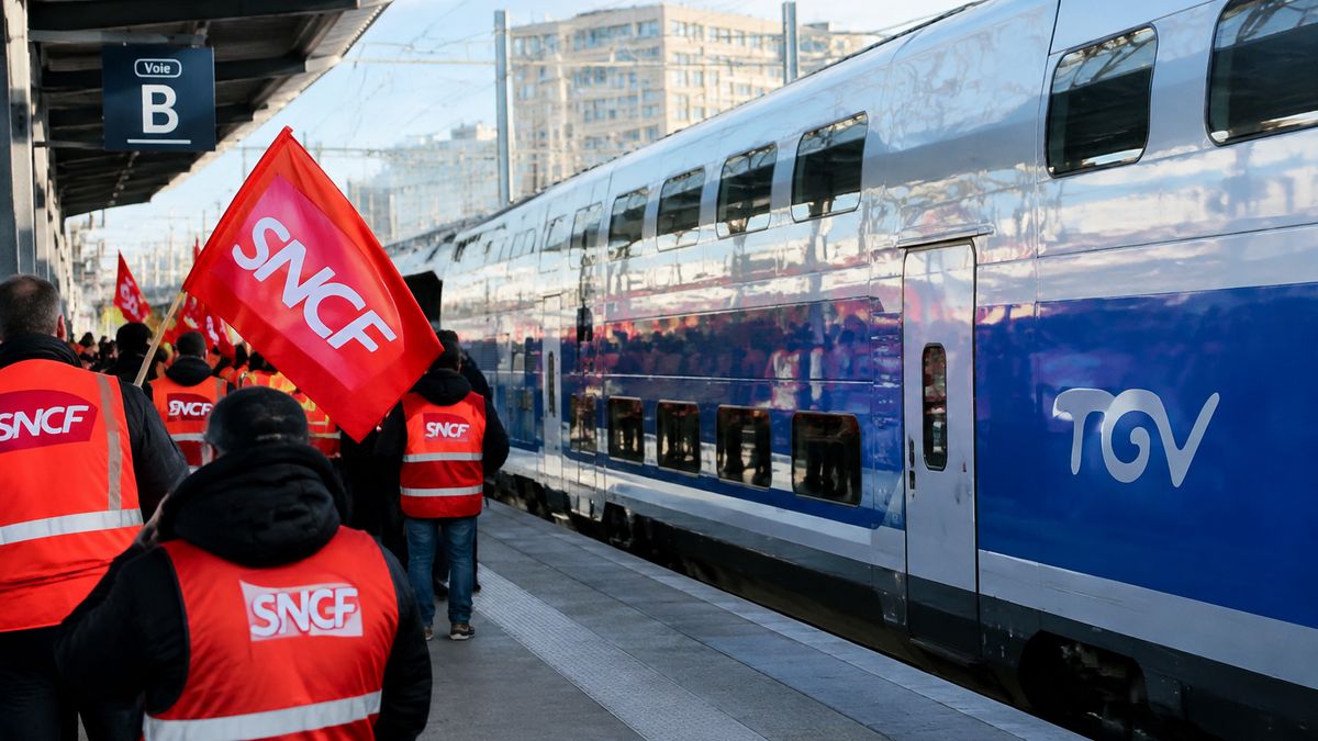 Pourquoi un TGV à deux étages est-il lancé malgré une grève des cheminots ?